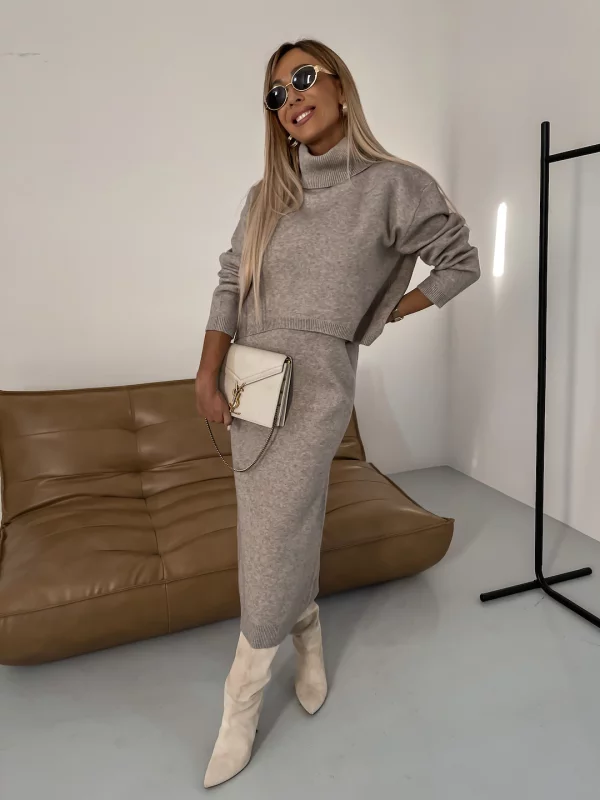 Mathilde™ | Elegant striksæt til efterår og vinter