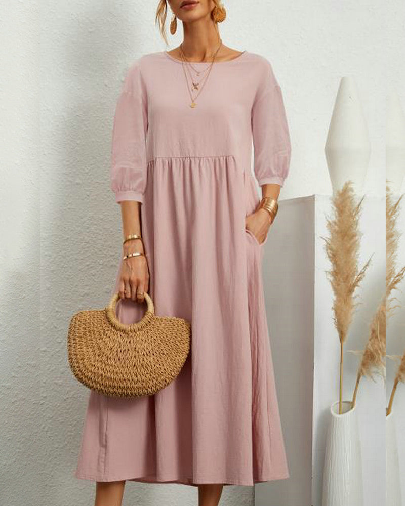 Lise™ | Elegant kjole med ballongærmer