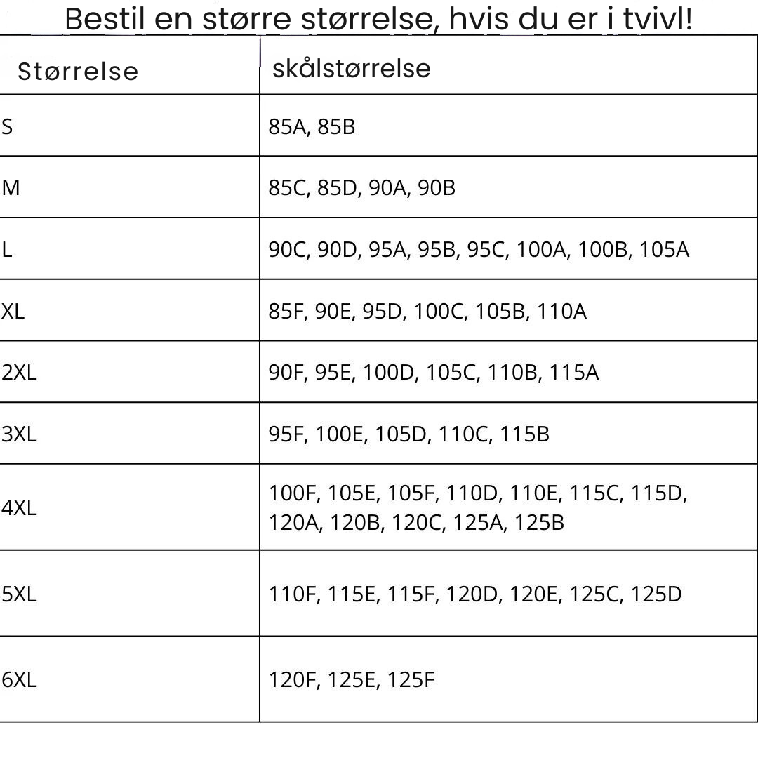 ANNA | Plus-size BH med naturligt løft