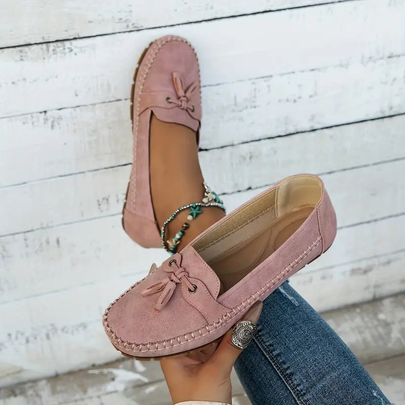 Lise™ | Ortopædiske vintage-loafers med sløjfe