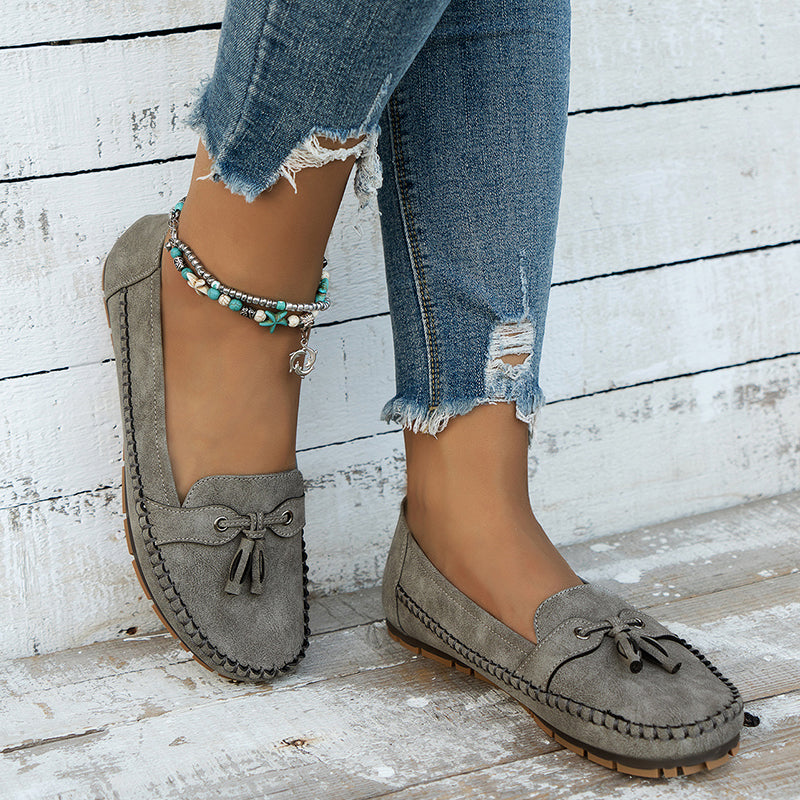 Lise™ | Ortopædiske vintage-loafers med sløjfe