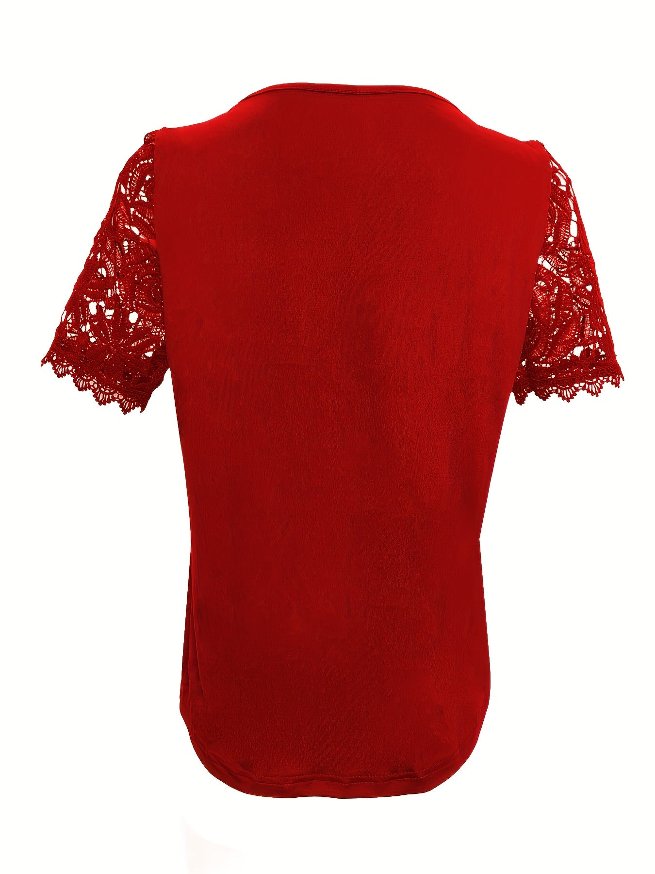 Hanne™ | Sommerbluse med kniplingsdetaljer