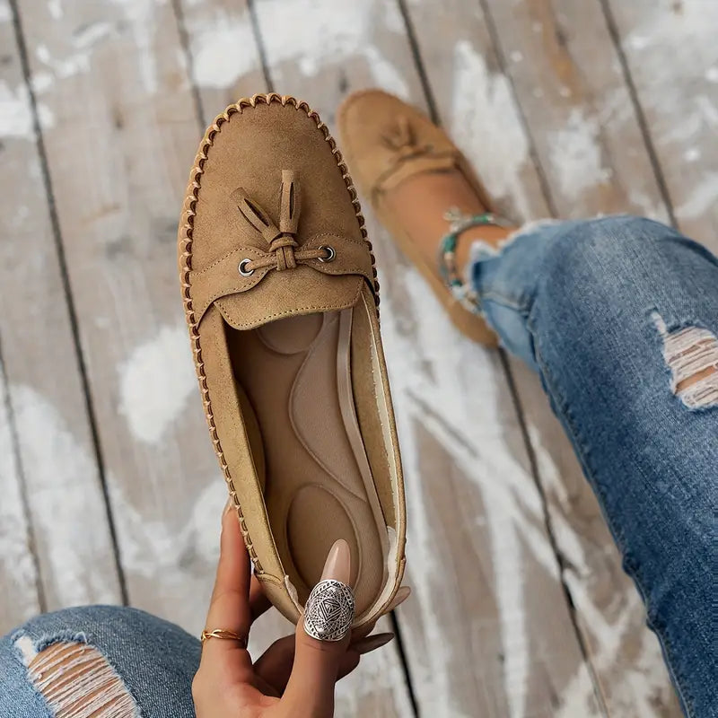 Lise™ | Ortopædiske vintage-loafers med sløjfe