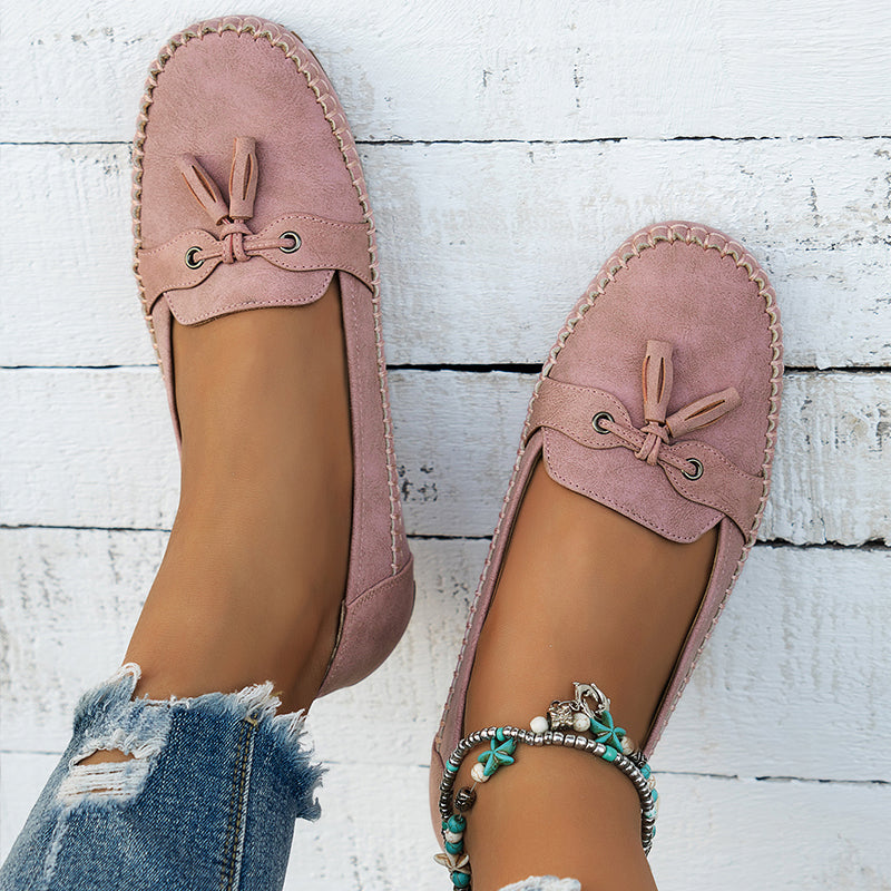 Lise™ | Ortopædiske vintage-loafers med sløjfe