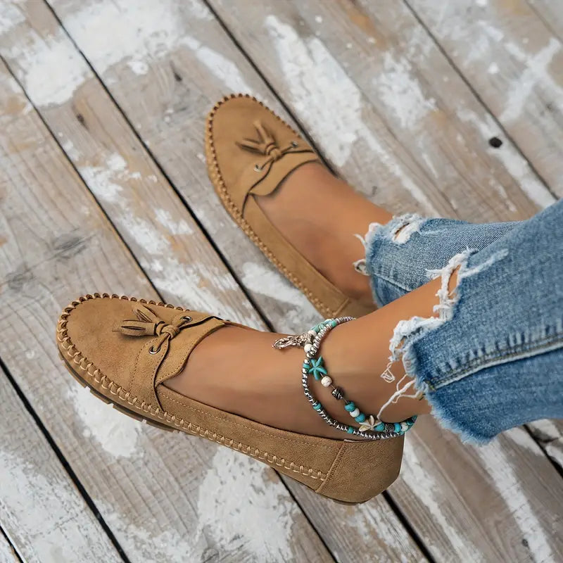 Lise™ | Ortopædiske vintage-loafers med sløjfe